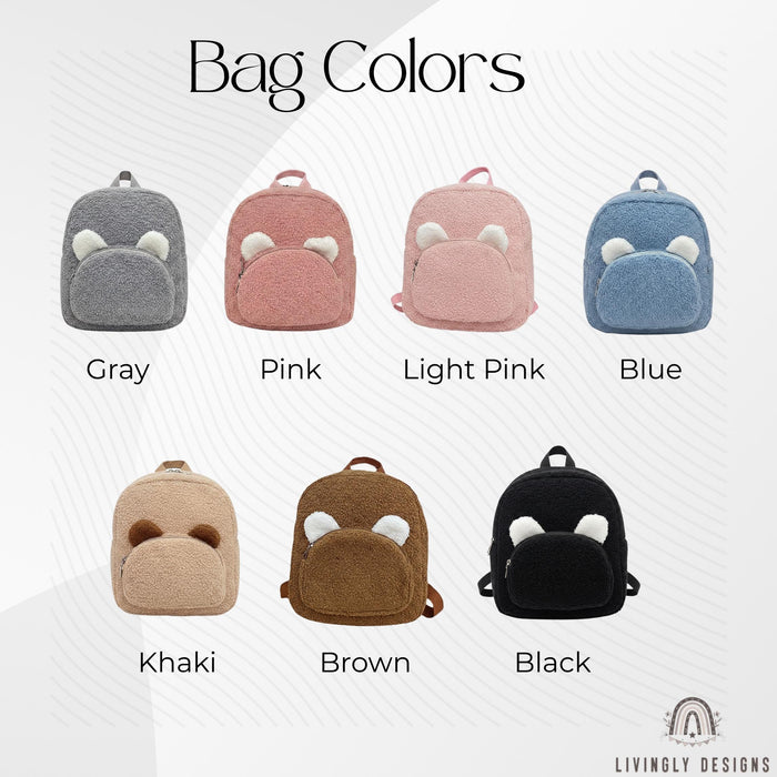 Custom Name Sherpa Travel Bag for Kids
