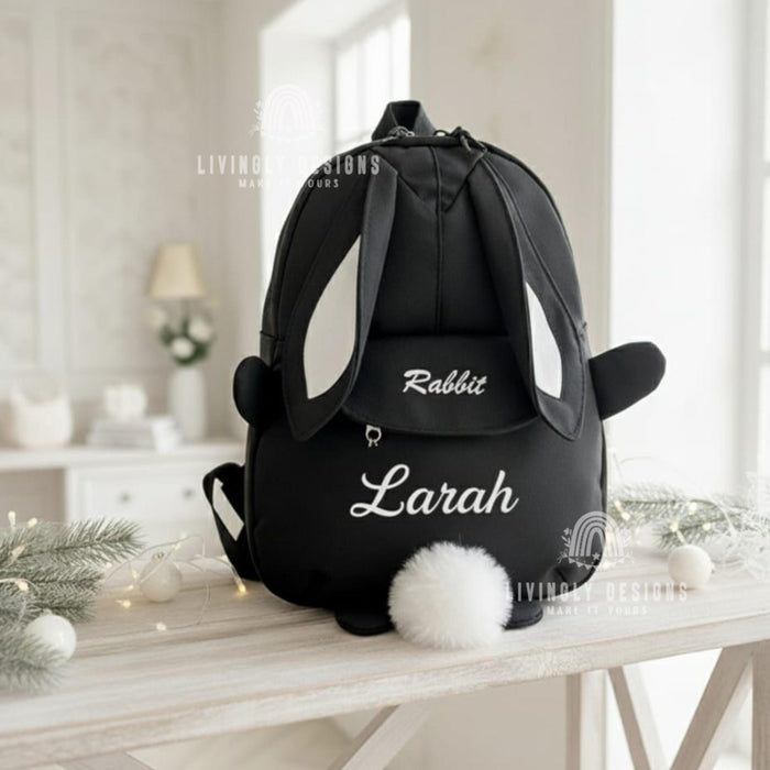 Personalized Bunny Adventure Backpack with Name