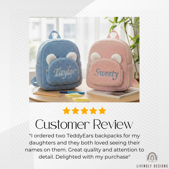 Custom Name Sherpa Travel Bag for Kids