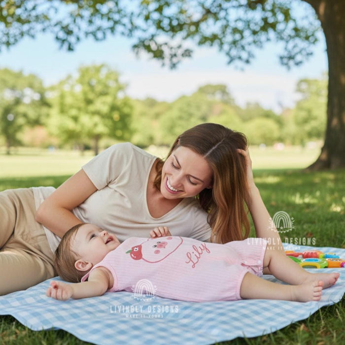 Personalized Name Breathable Summer Toddler Romper