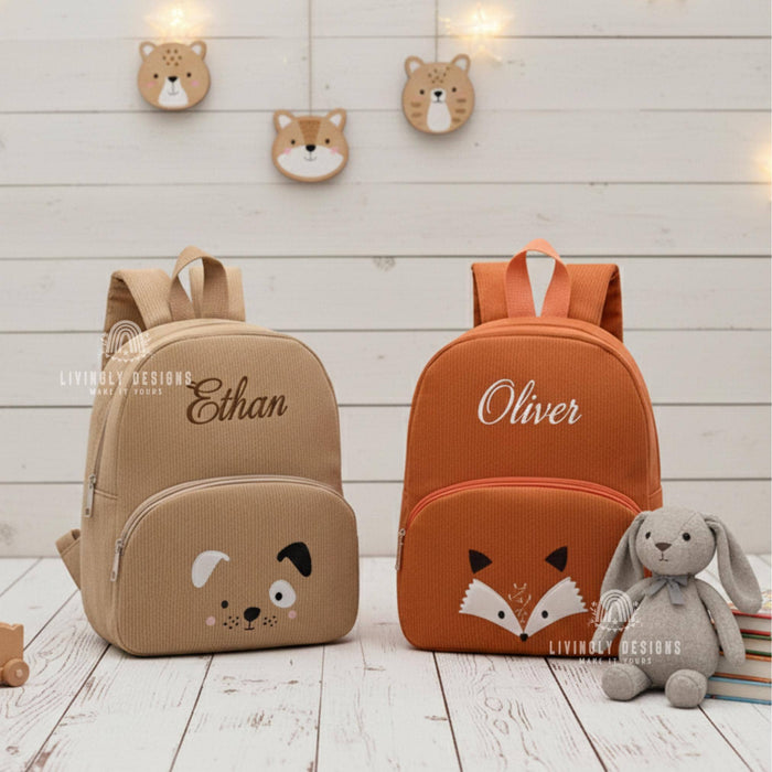 Personalized Name Animal Backpack