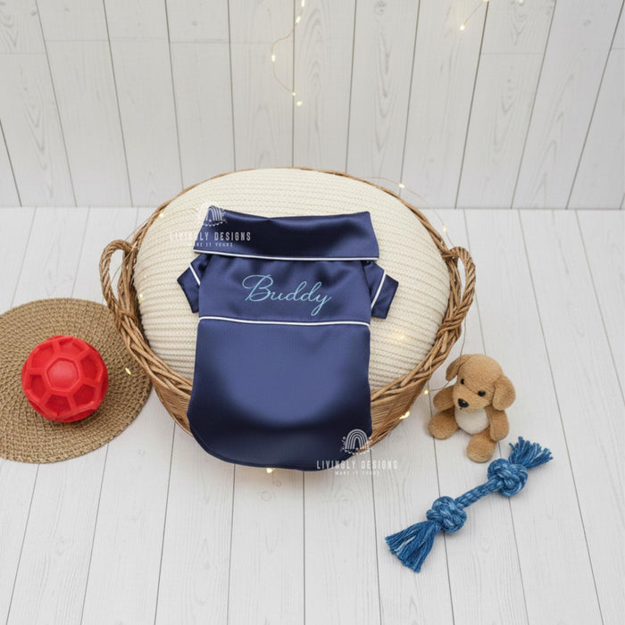Personalized Name Silk Pet Pajamas