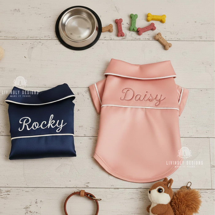 Personalized Name Silk Pet Pajamas