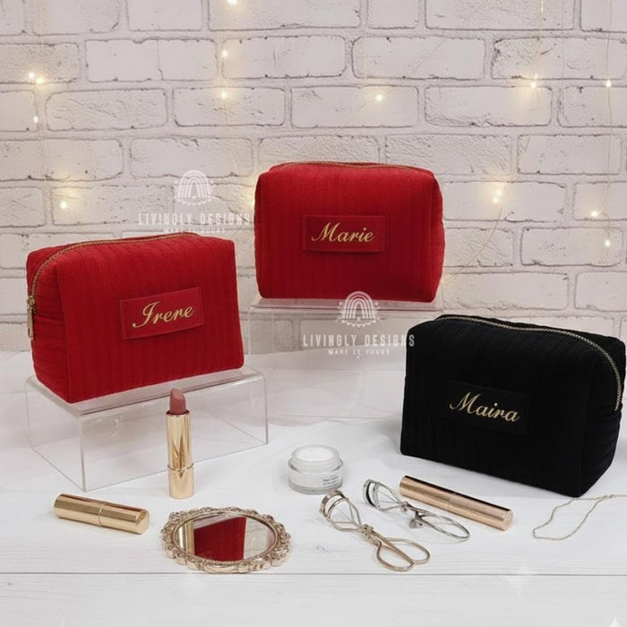 Custom Name Cosmetic, Travel Makeup Bag