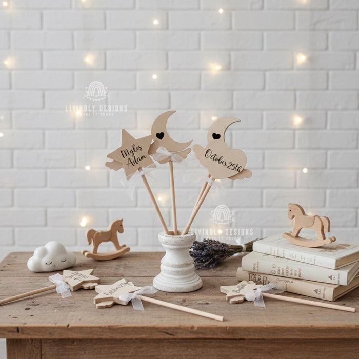 Personalized Wooden Baby Name Prop