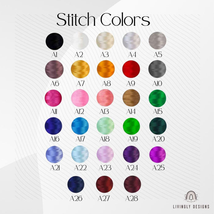 Custom Name Embroidered Baby Bow