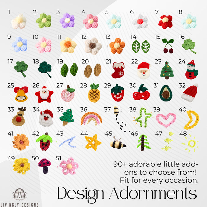 Custom Embroidered Floral Knit Baby Blanket