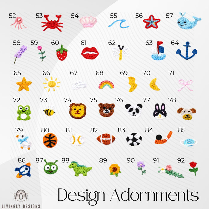 Hand Embroidered Custom Name Baby Blanket