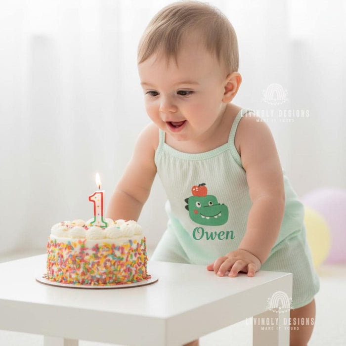 Personalized Name Breathable Summer Toddler Romper