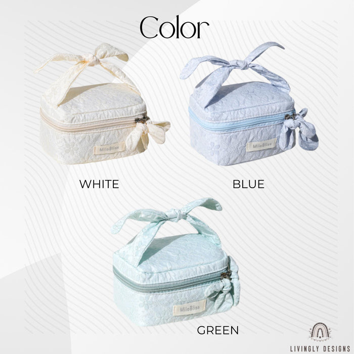 Custom Name Travel Cosmetic Makeup Organizer Pouch
