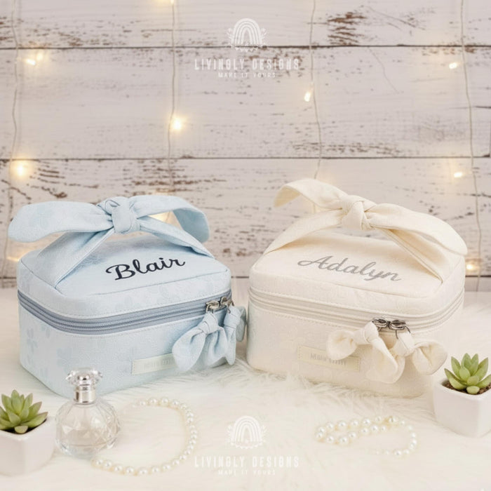 Custom Name Travel Cosmetic Makeup Organizer Pouch