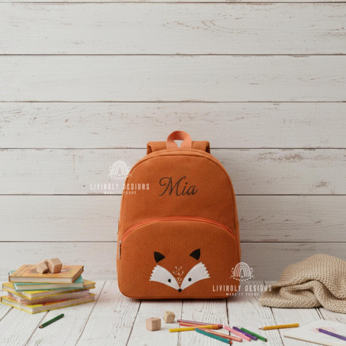 Personalized Name Animal Backpack