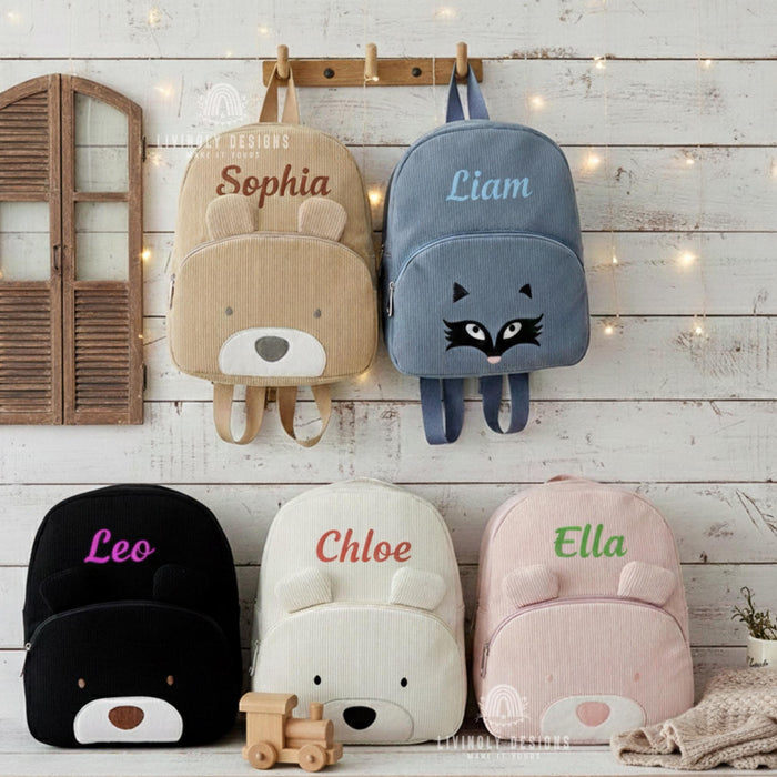 Personalized Name Animal Backpack