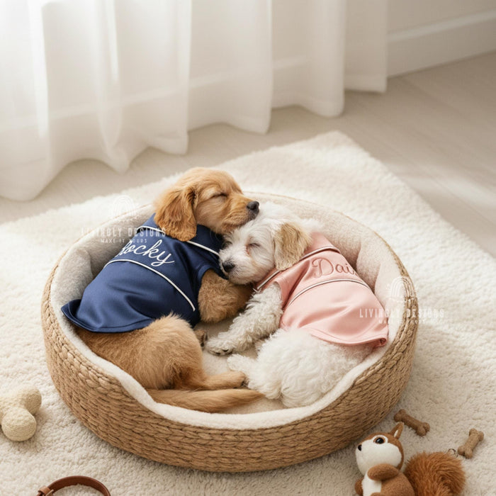 Personalized Name Silk Pet Pajamas