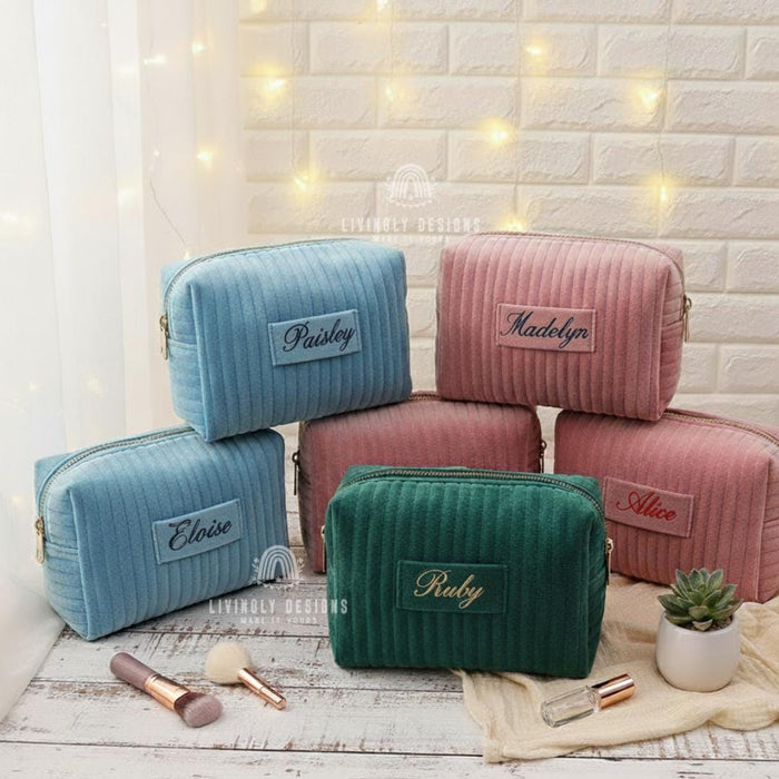 Custom Name Cosmetic, Travel Makeup Bag