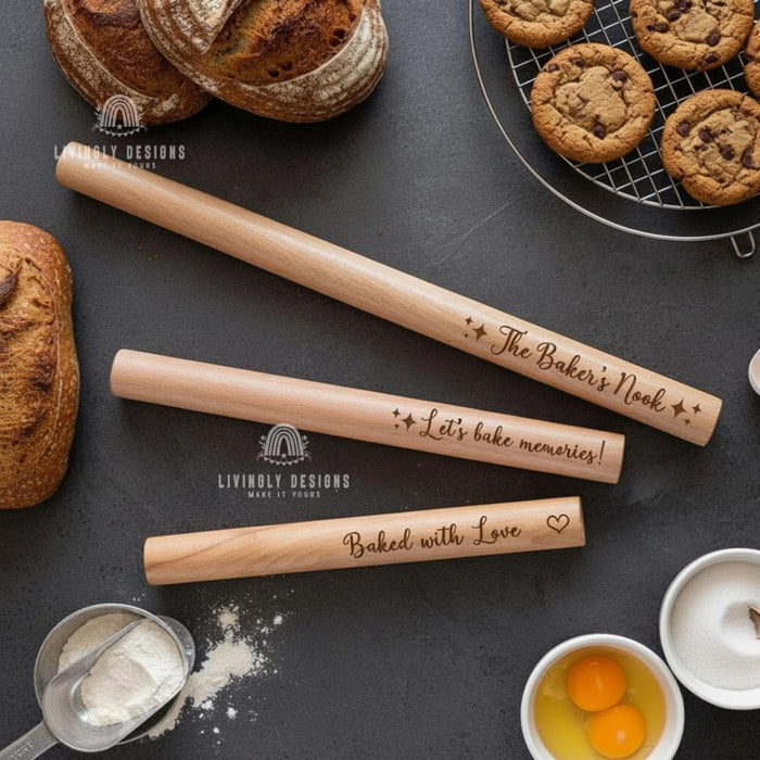 Personalized Name Wooden Rolling Pin