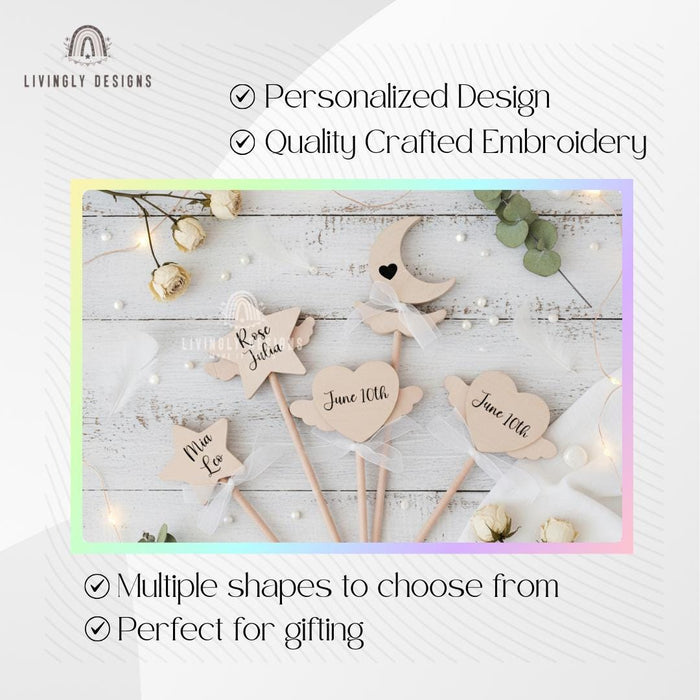 Personalized Wooden Baby Name Prop