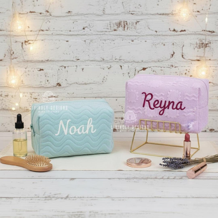 Personalized Textured Toiletry/Travel Organizer for Kids & Adults