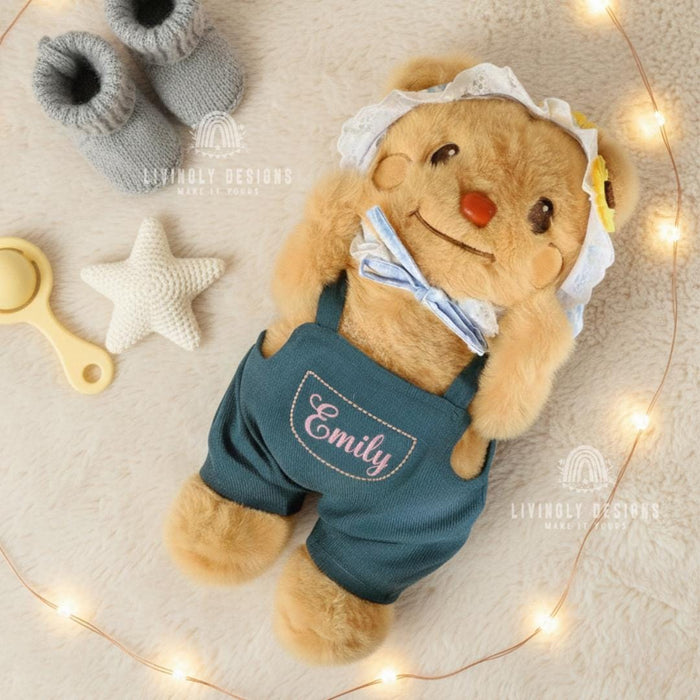 Embroidered Name Teddy Bear Plush Newborn Gift