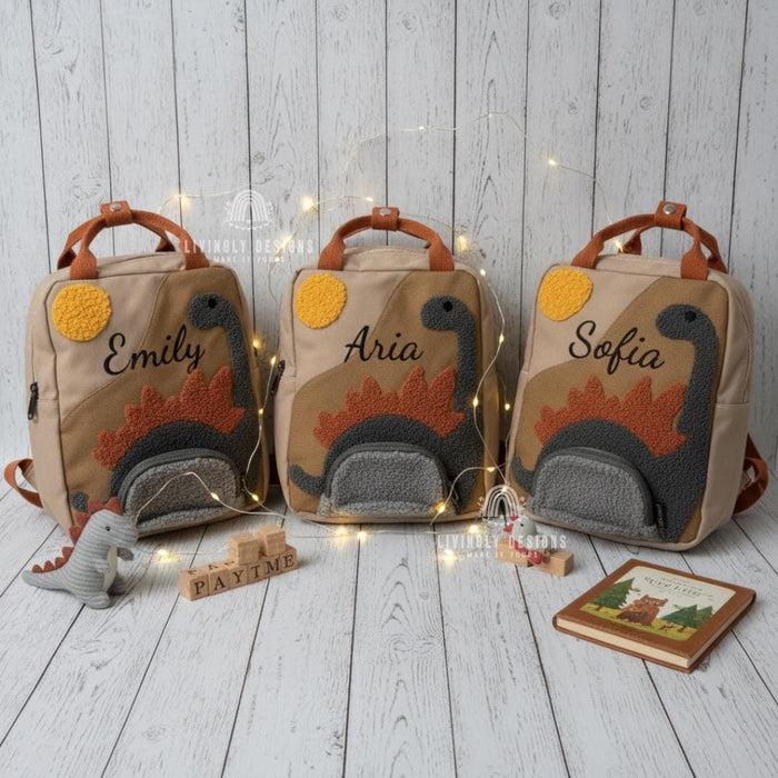 Personalized Dinosaur Backpack for Kids