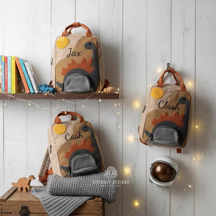 Personalized Dinosaur Backpack for Kids