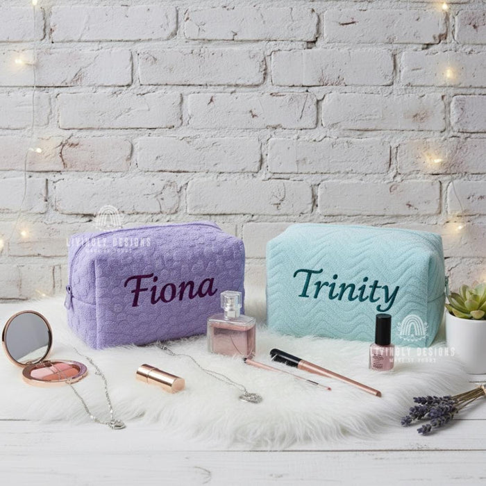 Personalized Textured Toiletry/Travel Organizer for Kids & Adults