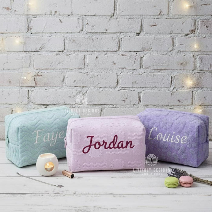 Personalized Textured Toiletry/Travel Organizer for Kids & Adults
