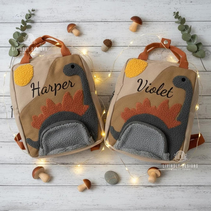 Personalized Dinosaur Backpack for Kids