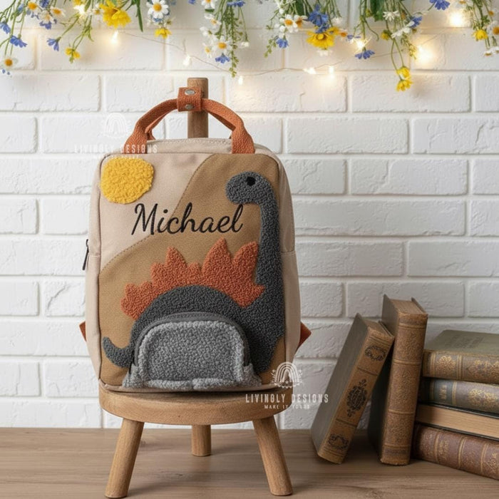 Personalized Dinosaur Backpack for Kids