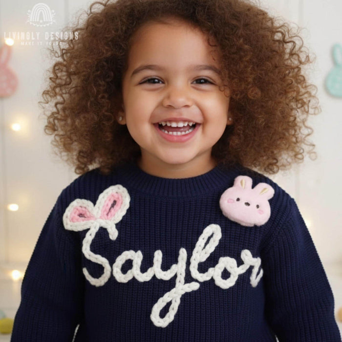 Personalized Baby & Kids Jumper with Bunny Ears