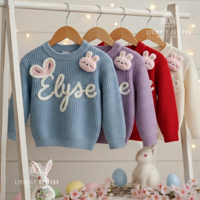 Personalized Baby & Kids Jumper with Bunny Ears