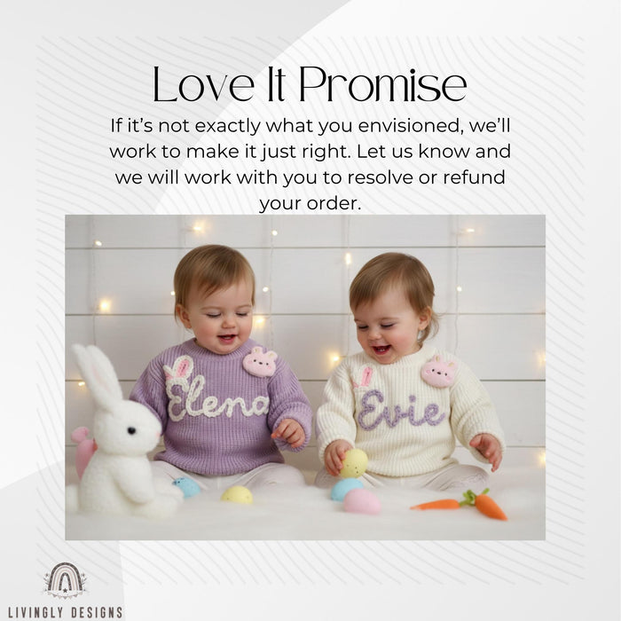 Personalized Baby & Kids Jumper with Bunny Ears