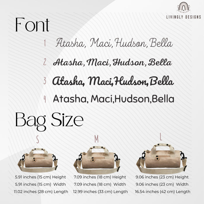 Personalized Name Travel/Duffle Bag for Kids