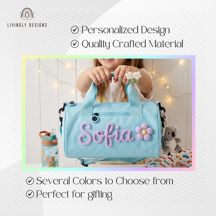 Personalized Name Travel/Duffle Bag for Kids