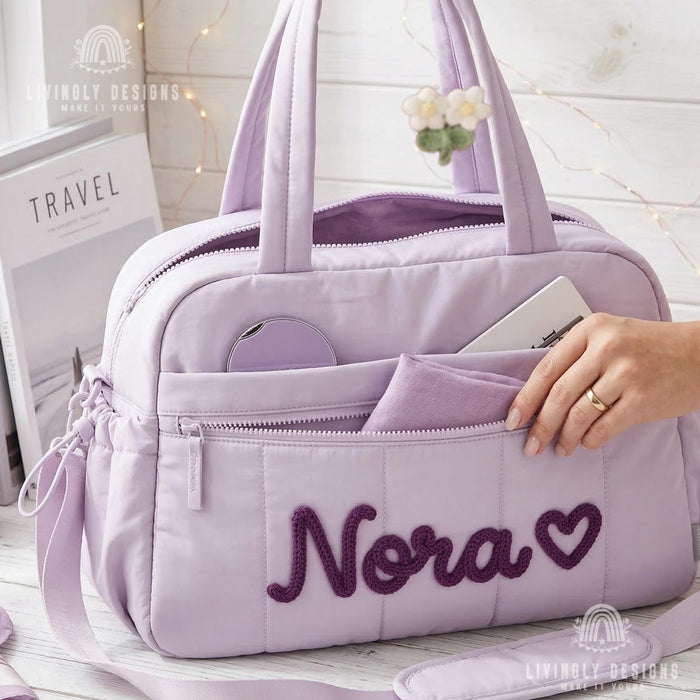 Custom Name Overnight or Gym Lightweight Duffle Bag