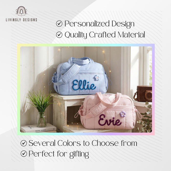 Custom Name Overnight or Gym Lightweight Duffle Bag