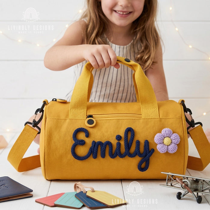Personalized Name Travel/Duffle Bag for Kids