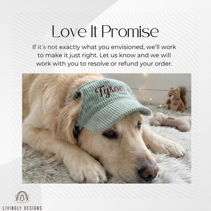 Personalized Pet Hat with Custom Name