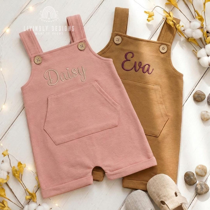 Baby Romper Overalls Personalized Toddler Outfit Keepsake