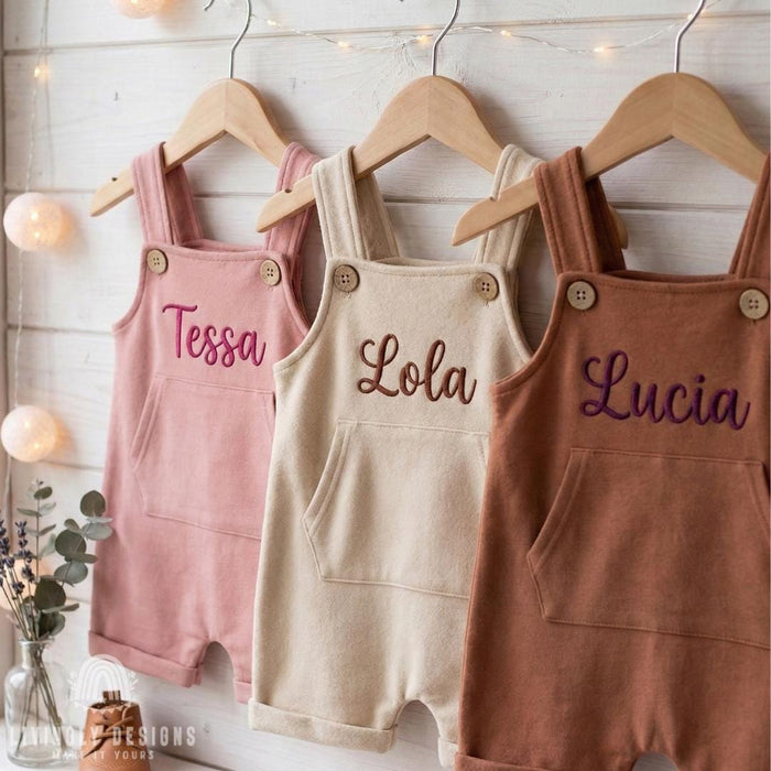 Baby Romper Overalls Personalized Toddler Outfit Keepsake