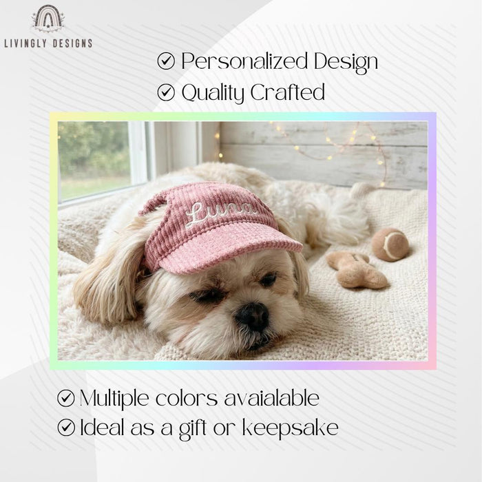 Personalized Pet Hat with Custom Name