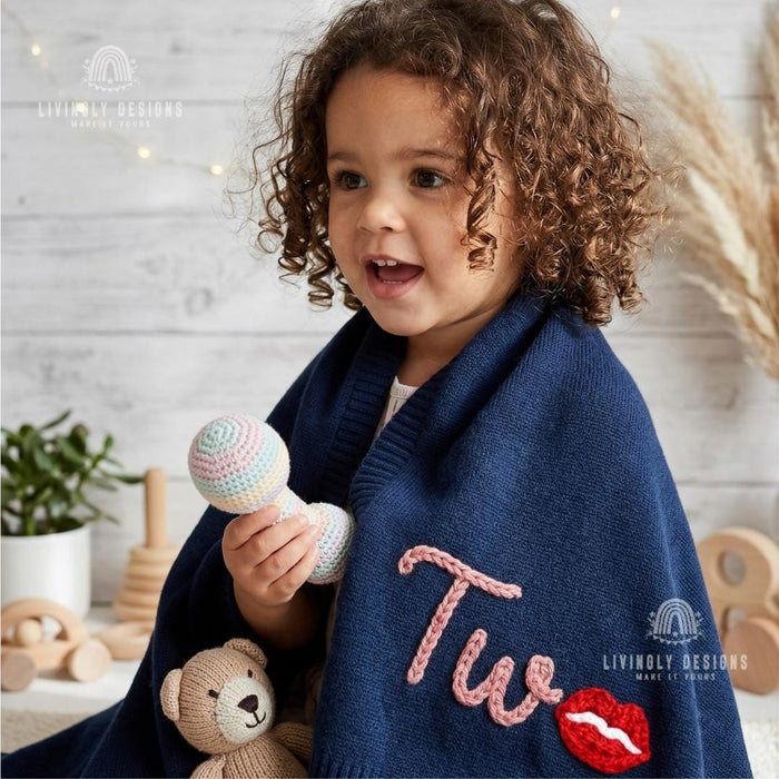 Personalized Milestone Keepsake Birthday Blanket