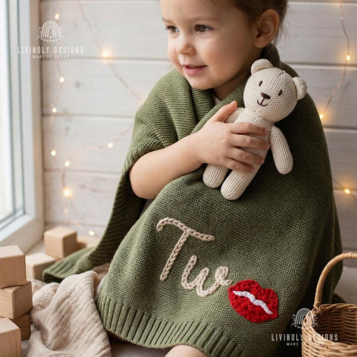 Personalized Milestone Keepsake Birthday Blanket