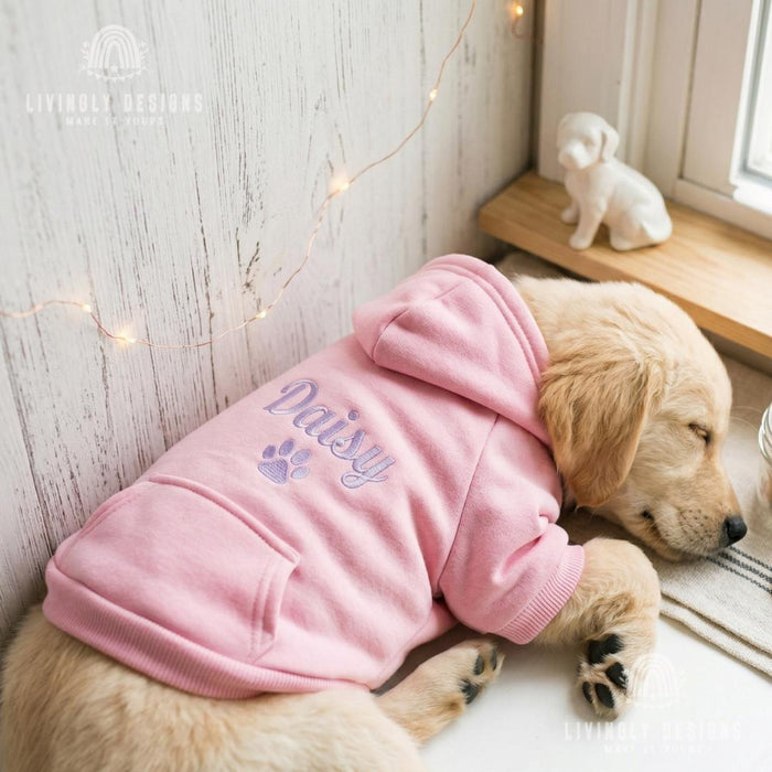 Custom Embroidered Pet Winter Hooded Jacket/Clothing