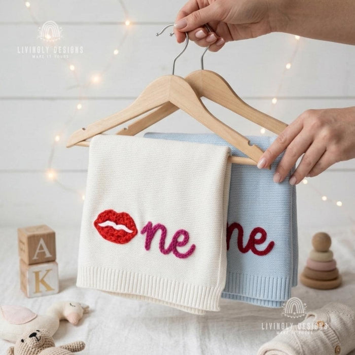 Personalized Milestone Keepsake Birthday Blanket