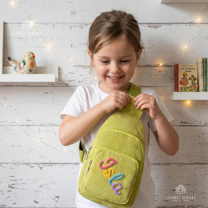 Personalized Kids Crossbody Bag Shoulder Pack