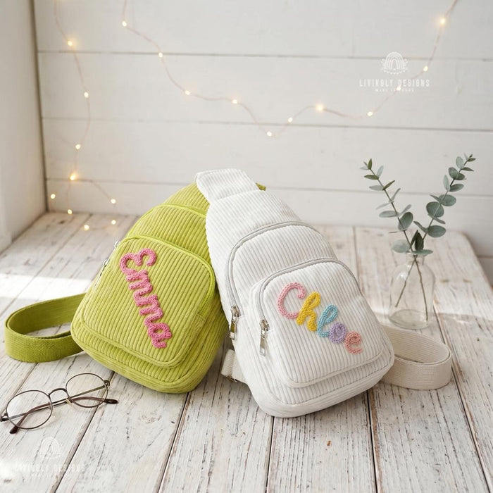 Personalized Kids Crossbody Bag Shoulder Pack