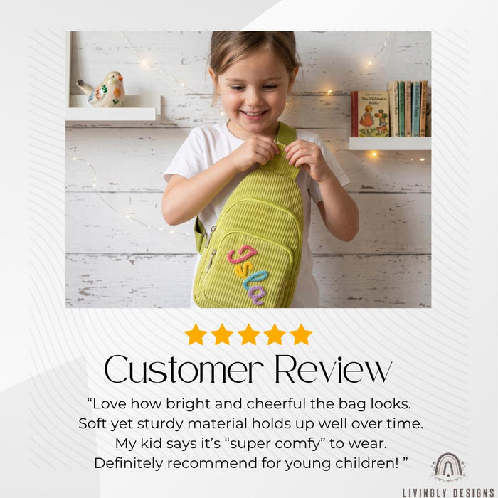 Personalized Kids Crossbody Bag Shoulder Pack