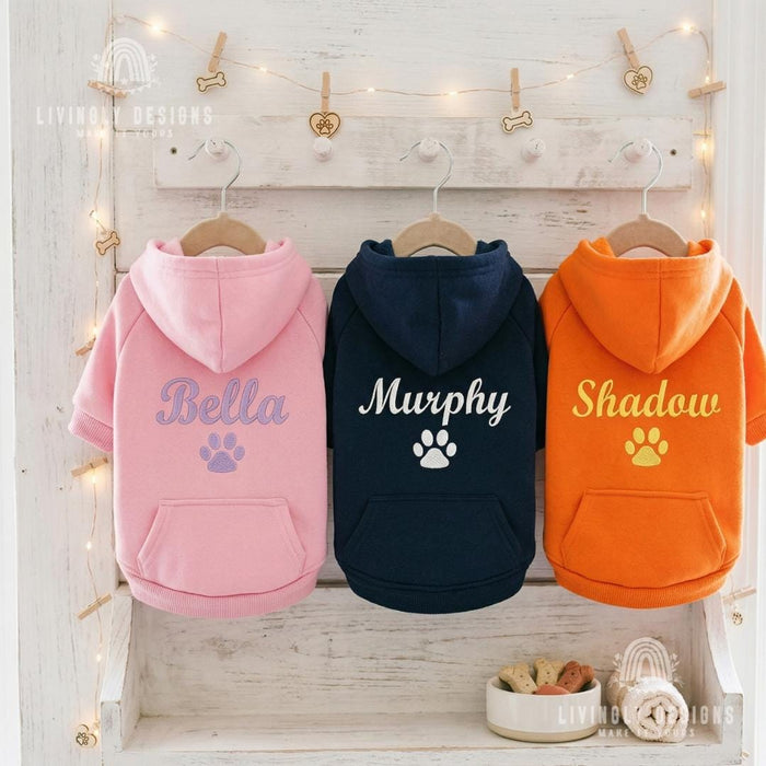 Custom Embroidered Pet Winter Hooded Jacket/Clothing