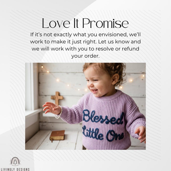 Personalized Faith Jumper for Kids: Custom Christian Keepsake Gift Sweatshirt for Babies, Toddlers